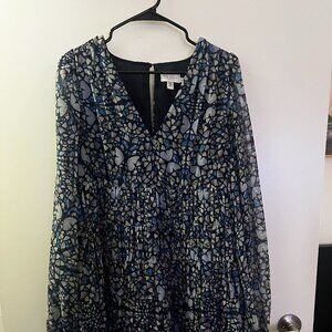 Ted Baker Tiered Long Sleeve Dress - size 2 (Medium)